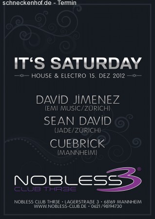 Its Saturday Werbeplakat