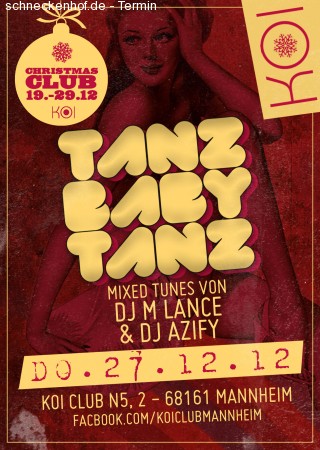 Tanz Baby Tanz - After Xmas Werbeplakat