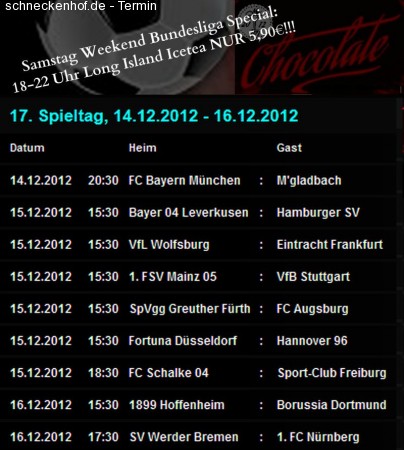 Weekend Bundesliga Special Werbeplakat