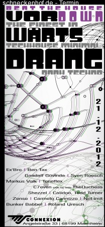 Vorwärtsdrang-BeatTheHousDown Werbeplakat