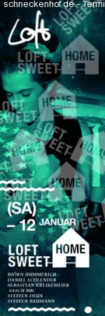 Loft sweet Home @ Loft Club Werbeplakat