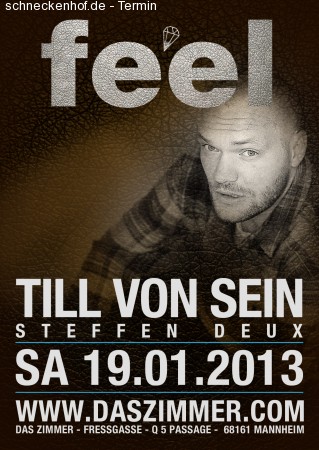 feel with Till Von Sein Werbeplakat