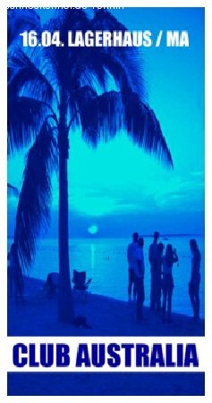 club australia Werbeplakat
