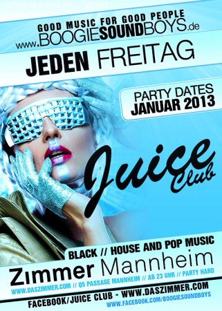 Juice Club - Chocolate City Werbeplakat