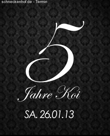 FÜNF ♥♥♥♥♥ Werbeplakat