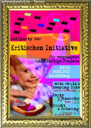 Soliparty - Kritische Initiat. Werbeplakat
