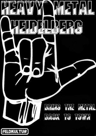 Heavy Metal Heidelberg Werbeplakat
