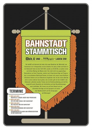 Bahnstadtstammtisch Werbeplakat