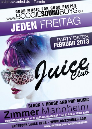Juice Club – Ladies Night Werbeplakat