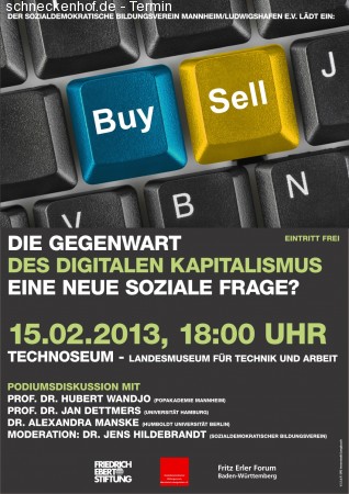 Der digitale Kapitalismus Werbeplakat