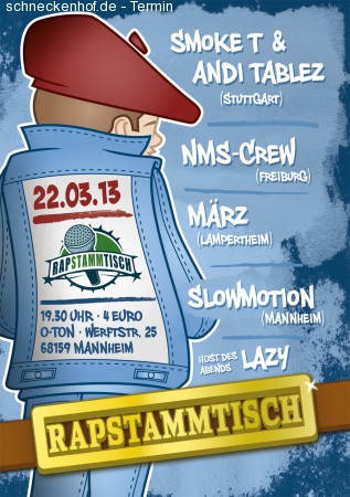 Rapstammtisch Werbeplakat