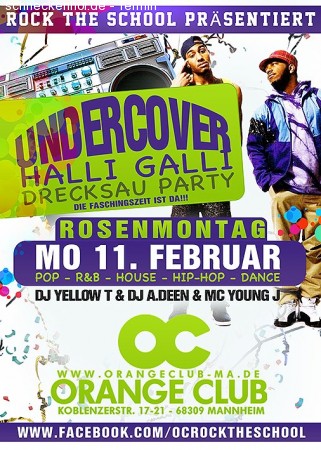 Undercover - Halli Galli - Werbeplakat