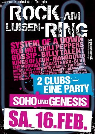 Rock am Luisenring – Double Werbeplakat