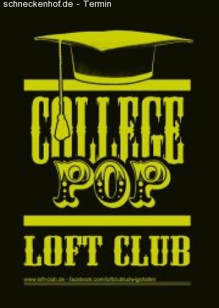 College Pop @ Loft Club Werbeplakat