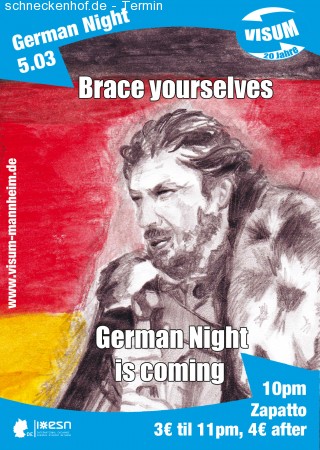 VISUM International Party Werbeplakat