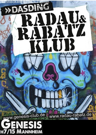 DASDING: Radau & Rabatz Klub Werbeplakat