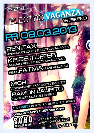 Electrovaganza Weekend Werbeplakat