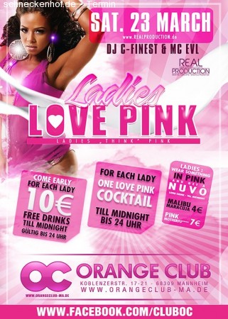 Ladies Love Pink Werbeplakat