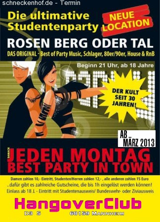 Die Ultimative Studentenparty Werbeplakat