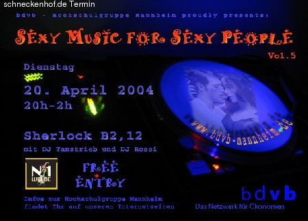Sexy Music 4 Sexy People Vol.5 Werbeplakat