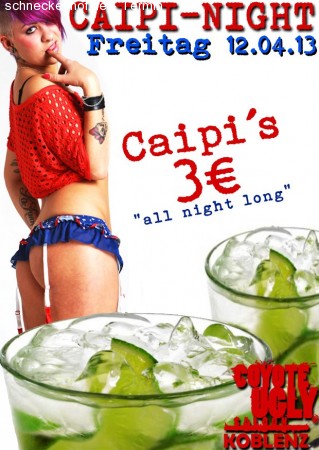 Caipi Nacht Werbeplakat