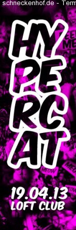 Hypercat @ Loft Club Werbeplakat