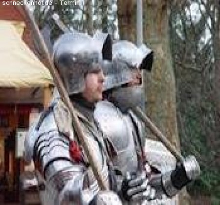 Mittelalterlicher Jahrmarkt Werbeplakat