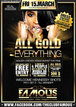 All Gold Everything Werbeplakat