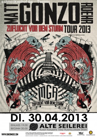 Matt Gonzo Roehr Werbeplakat