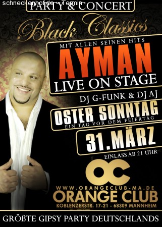 Ayman Live Werbeplakat