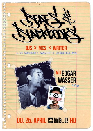 Beats & Blackbooks Werbeplakat