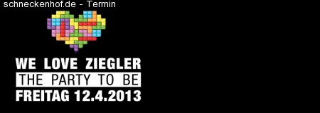 We love Ziegler Werbeplakat