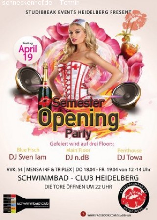 Semesteropening Werbeplakat
