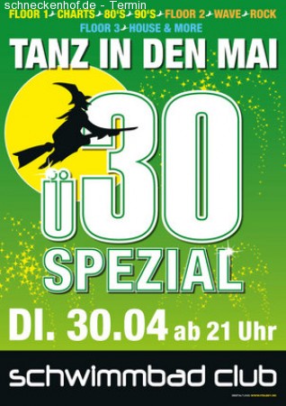 Tanz in den Mai Ü30 Spec. Werbeplakat