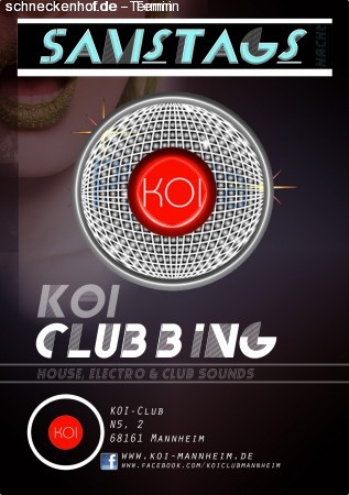KOI Clubbing Werbeplakat