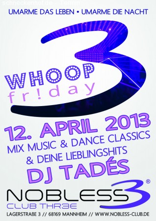 Whoop Fr!day Werbeplakat