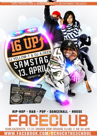 16up - Ladies Night Werbeplakat