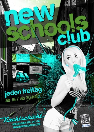 NSC New Schools Club Werbeplakat