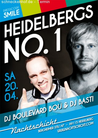 HD No. 1- Saturdays Clubnight Werbeplakat