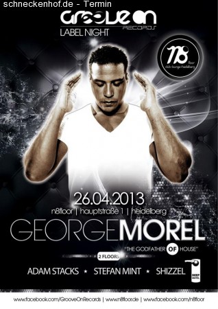 Georg Morel Labelnight Werbeplakat