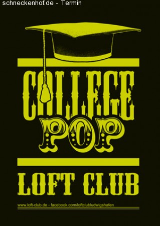College Pop @ Loft Club Werbeplakat