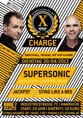 10 yrs of Sting like a bee Werbeplakat