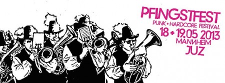 Pfingstfest - punk & hardcore Werbeplakat