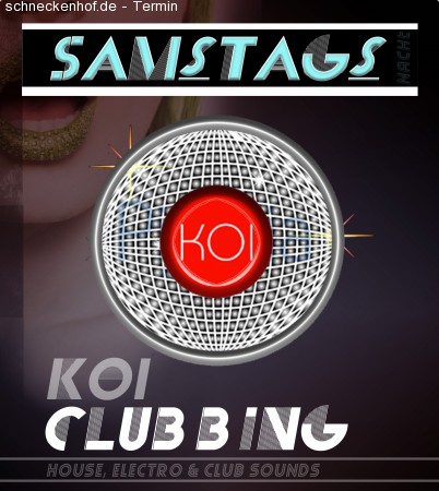 KOI Clubbing Werbeplakat
