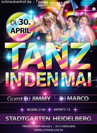 TANZ IN DEN MAI - Di. 30.4.201 Werbeplakat