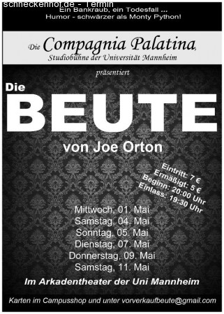 Die Beute Werbeplakat