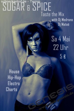 Medizinerparty – Sugar & Spice Werbeplakat