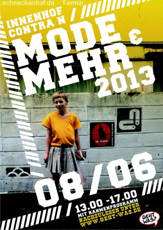 Mode & mehr 2013 die Erste Werbeplakat