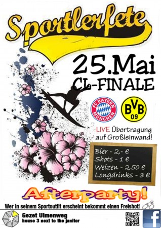 Sportlerfete Werbeplakat