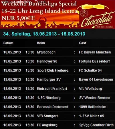 Bundesliga Weekend Special Werbeplakat
